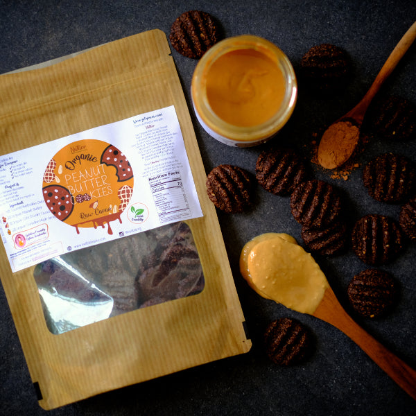 Nuttier Organic Raw Cacao Peanut Butter Lactation Cookies made in Singapore
